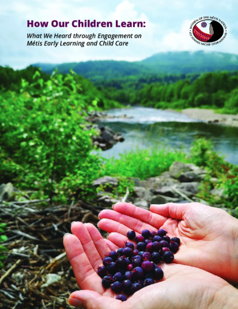 Report cover depicting someone holding a handful of berries